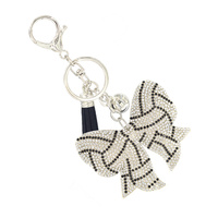 GAMEDAY VOLLEYBALL BOW KEYCHAIN